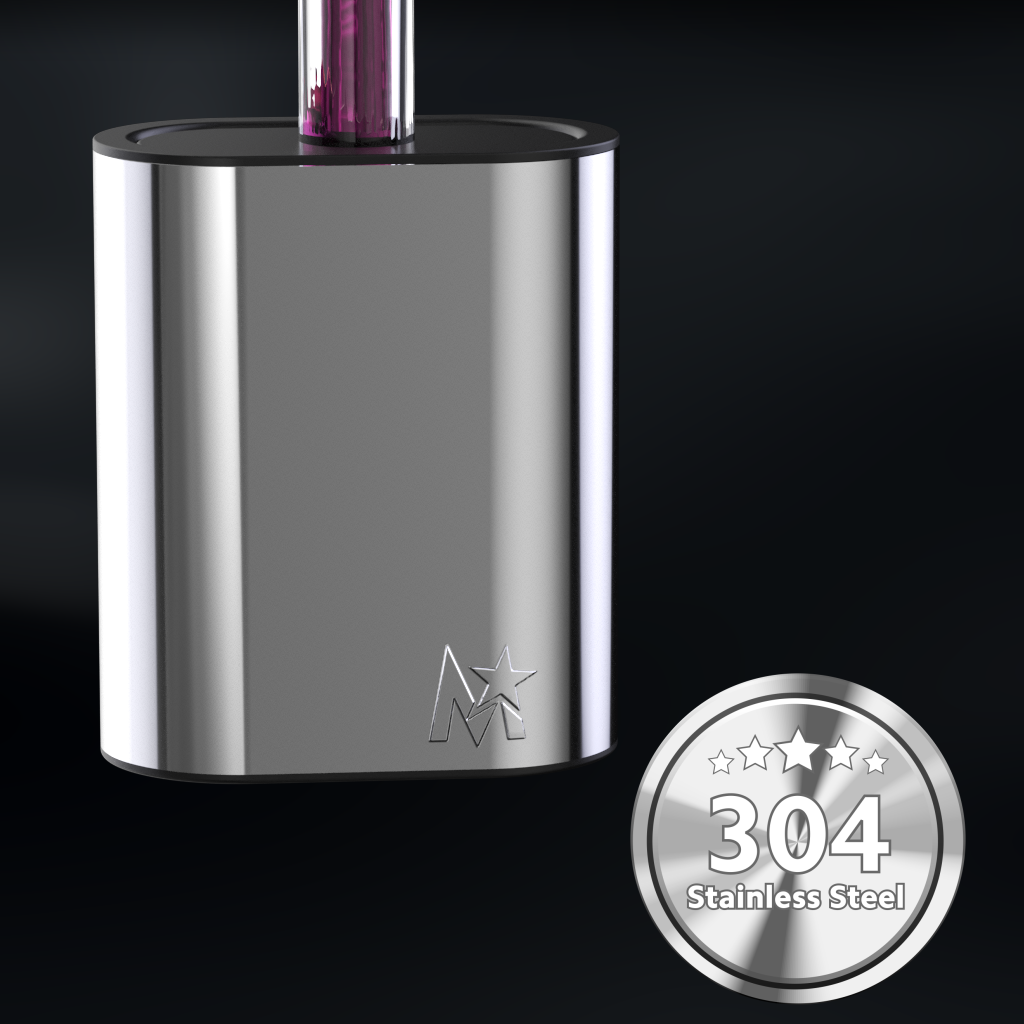MOOSTAR LUXE CHROME TOILET BRUSH Shipping 18th October