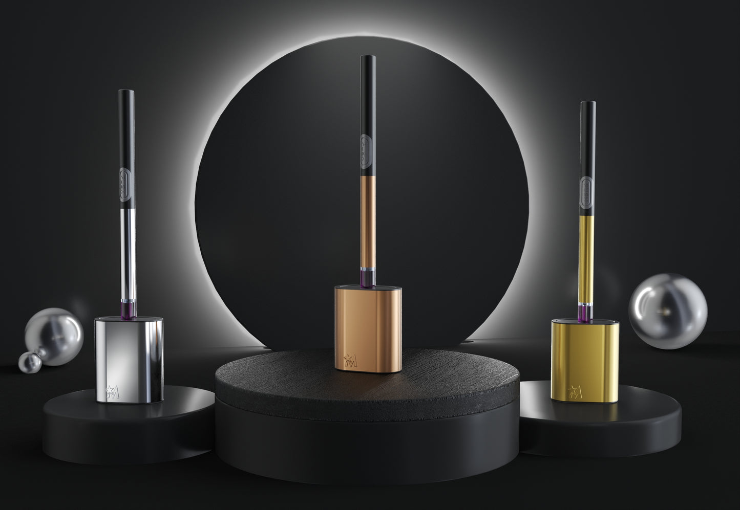 MOOSTAR LUXE CHROME TOILET BRUSH Shipping 18th October