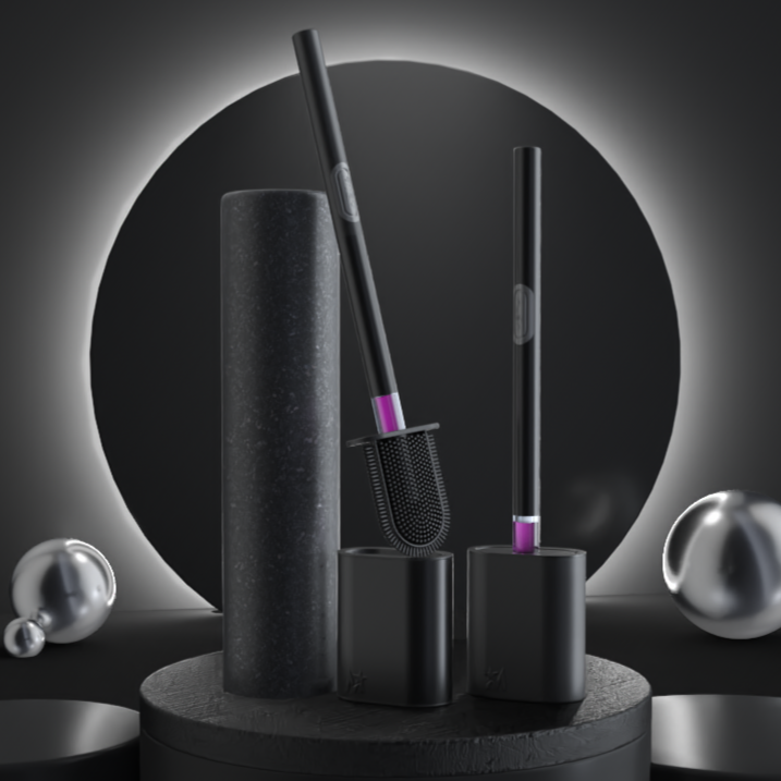 PUSH BRUSH + SPARE HEAD BUNDLE (BLACK)