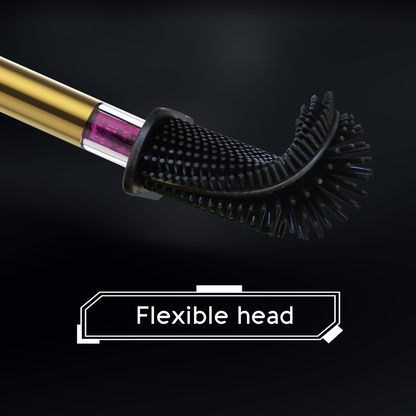 CEPILLO PUSH ACERO INOXIDABLE NEGRO - ESCOBILLA DE INODORO