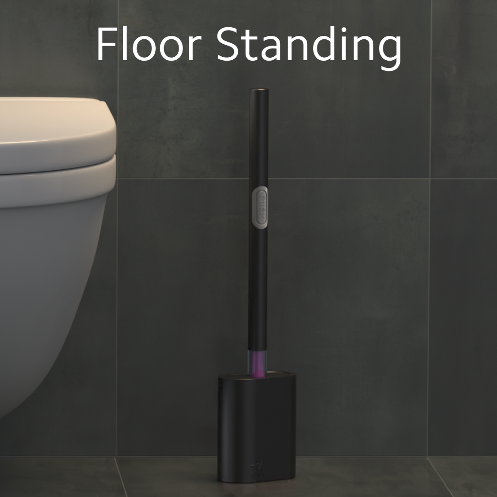 PUSH BRUSH + SPARE HEAD BUNDLE (BLACK)