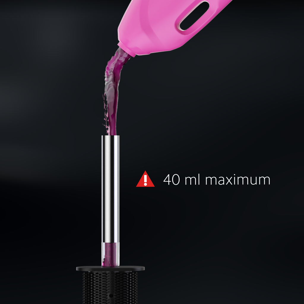 CEPILLO PUSH ACERO INOXIDABLE NEGRO - ESCOBILLA DE INODORO