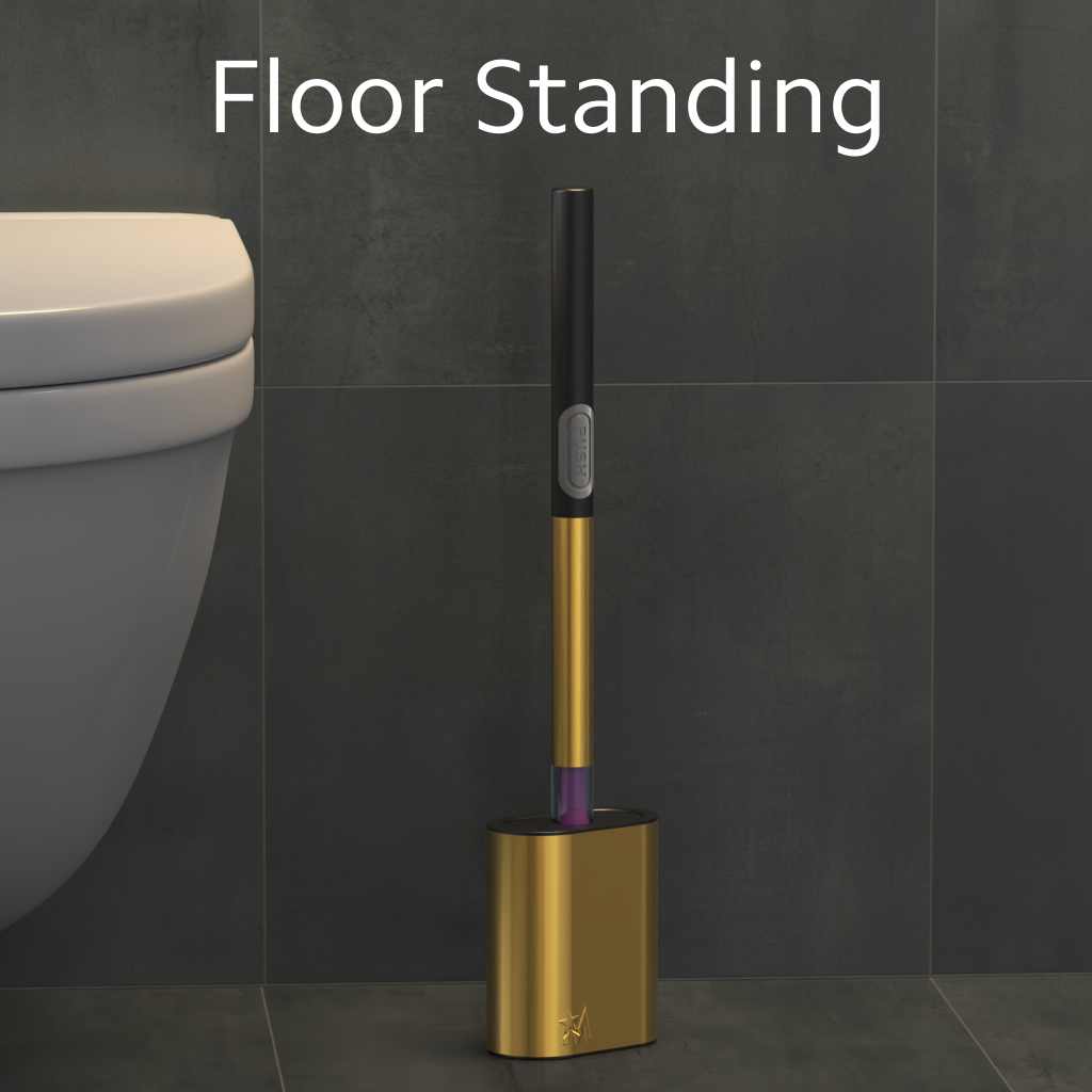 MOOSTAR LUXE GOLD TOILET BRUSH (Pre Order) 1st FEB 2025