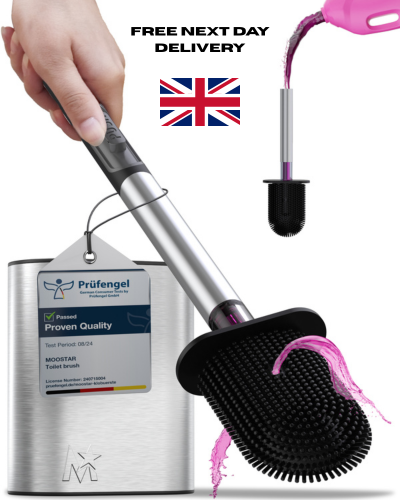 V.2 STAINLESS STEEL TOILET PUSH BRUSH