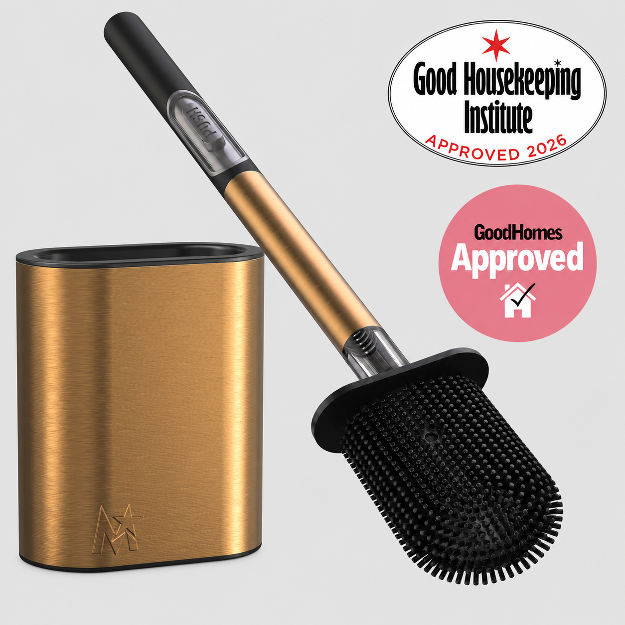 MOOSTAR LUXE COPPER TOILET BRUSH V.2